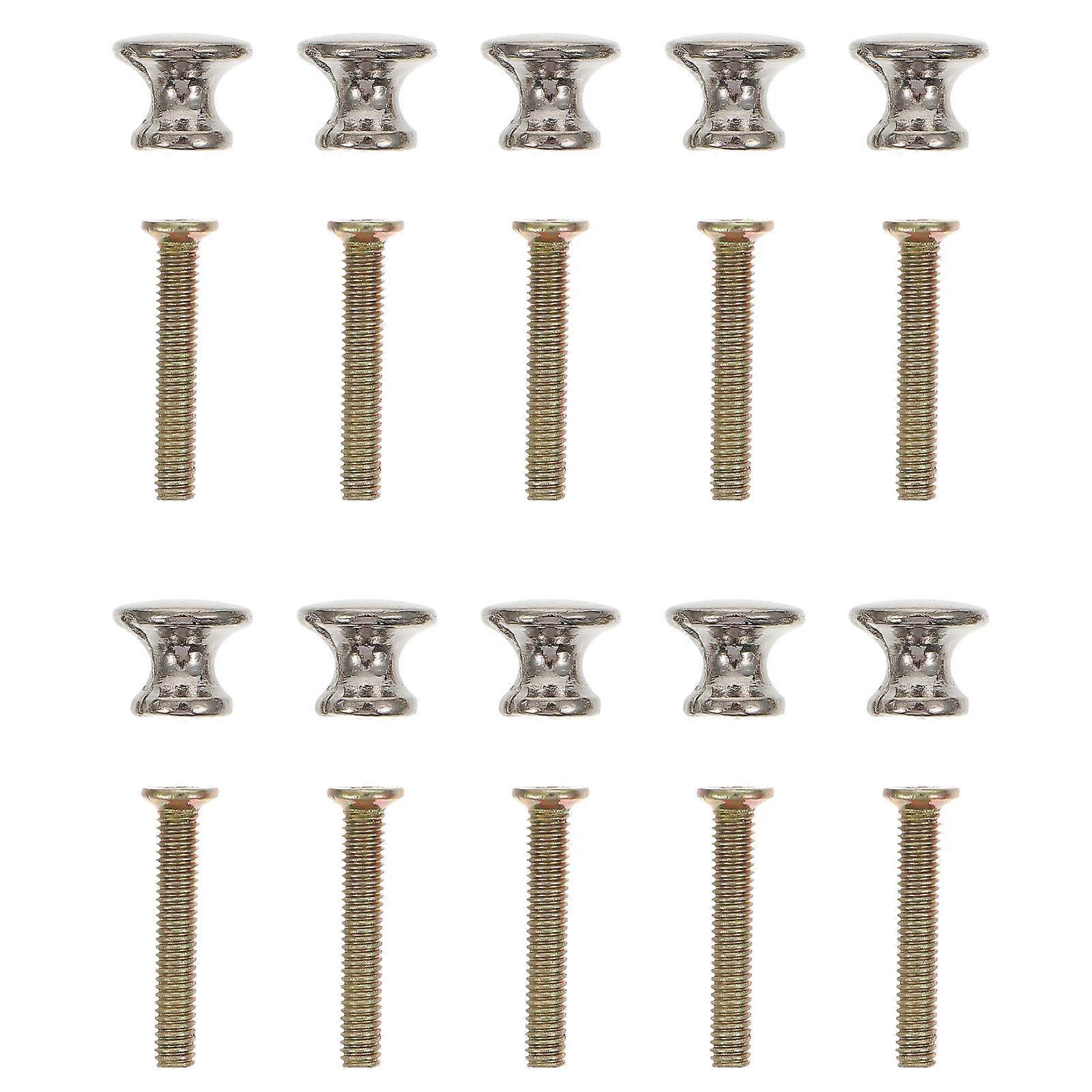 Jewelry Box Handles Mini Mushroom Knobs for Box Use 20Sets Alloy