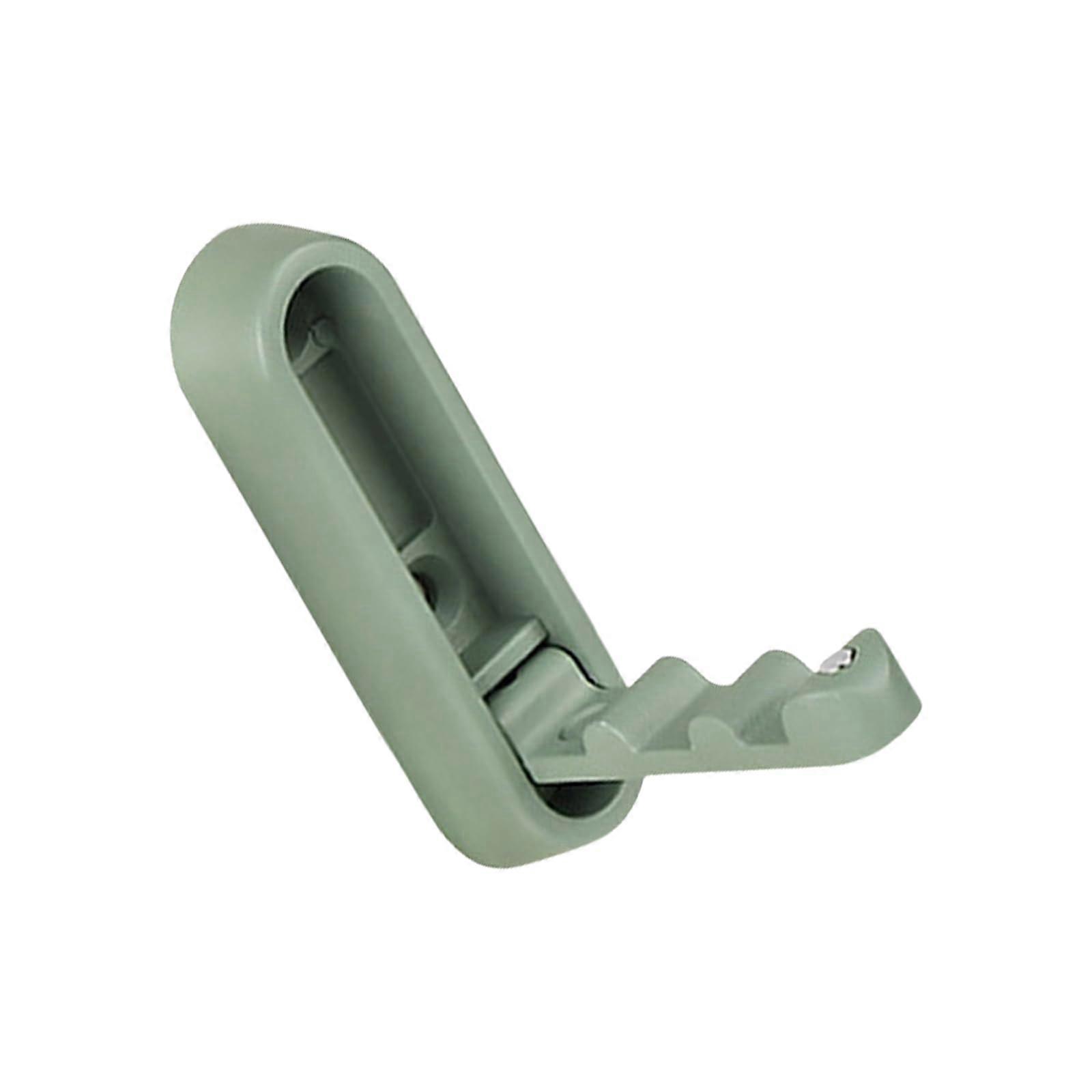 Folding Wall Hook Space Saving Rustproof Towel Rack for Bathroom Camper Caravan Bedroom Green