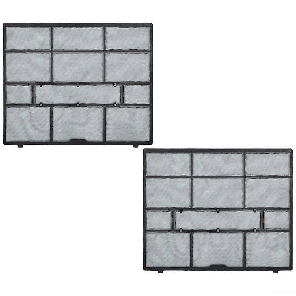 Air Conditioner Filter AntiDust Protection Screen for Indoor Unit, Plastic 2 Pack, 35.3x29cm