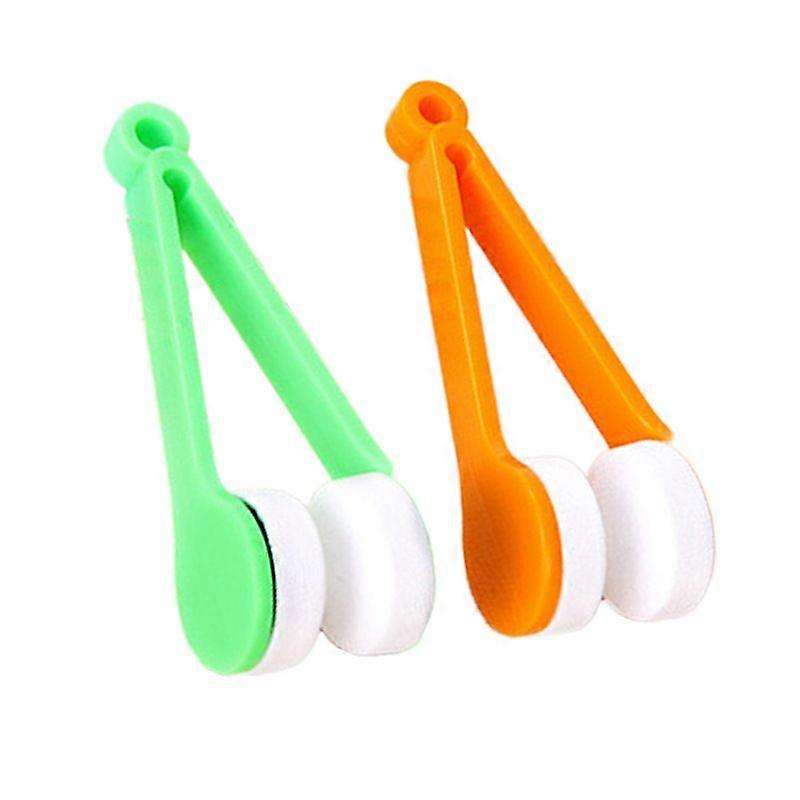 Tib 10pcs Mini Double Sided Glasses Brush, Microfiberrandom