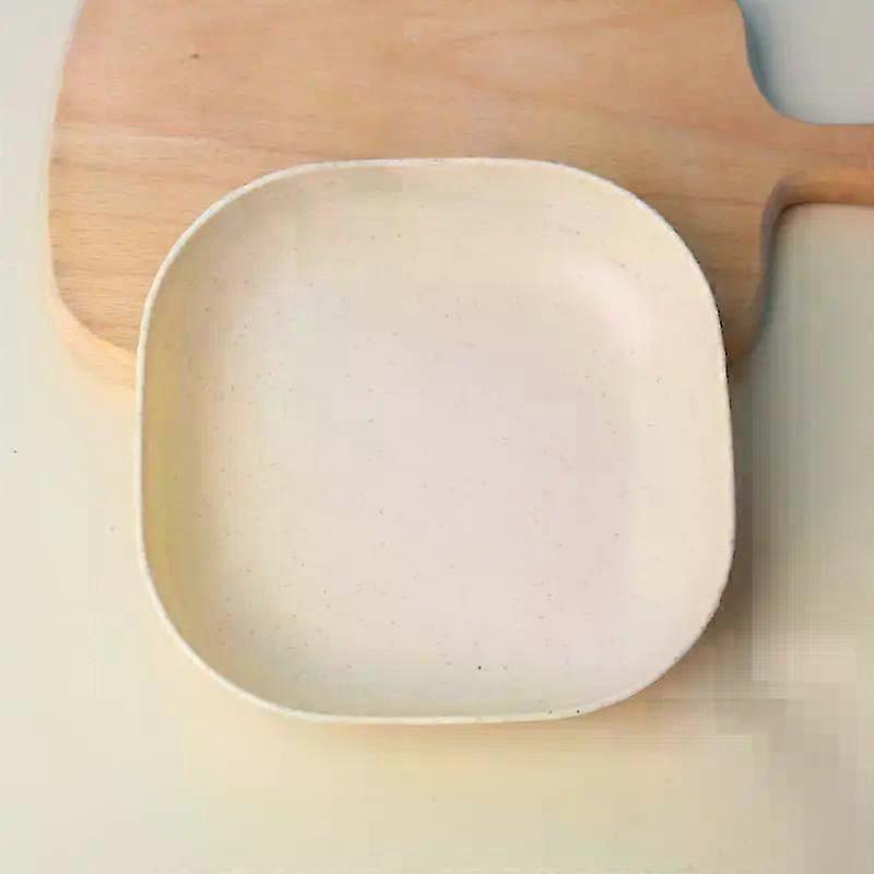 1pc Multi-Function Spit Bone Dish Household Food Grade Plastic Snack Fruit Tray Round Square Dining Table Garbage Plate 25-26