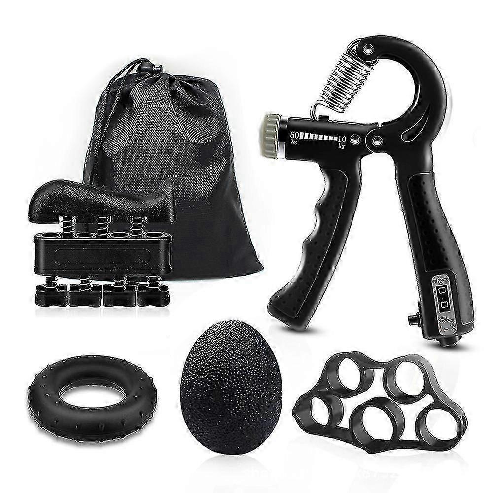 Hand Grip Strengthener With Adjustable Resistance, Hand Workout Squeezer 25-26