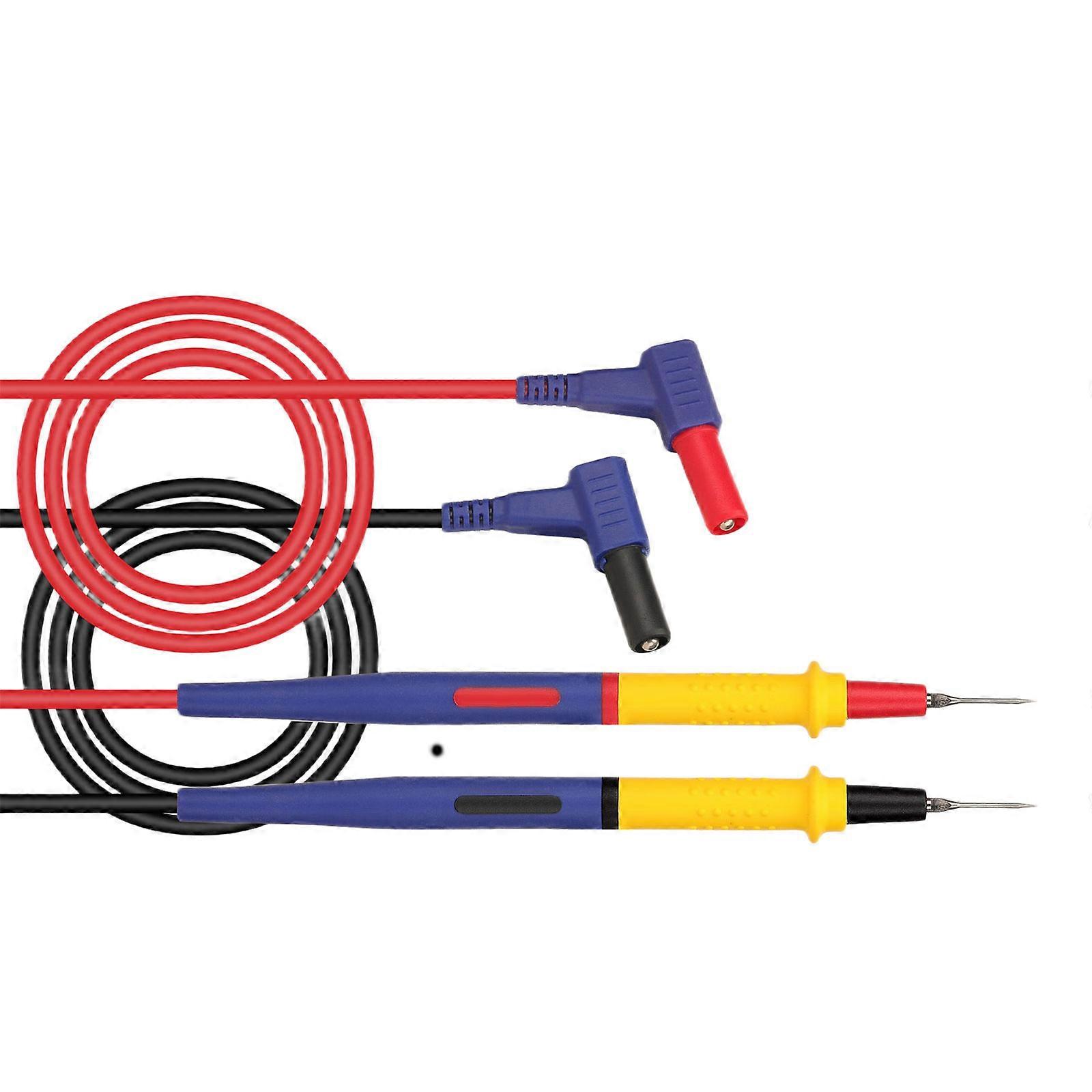 Replacement Multimeter Probes Multimeter Leads,Multimeter Test Leads Pen Wire Cable Comfortable Grip Multicolor