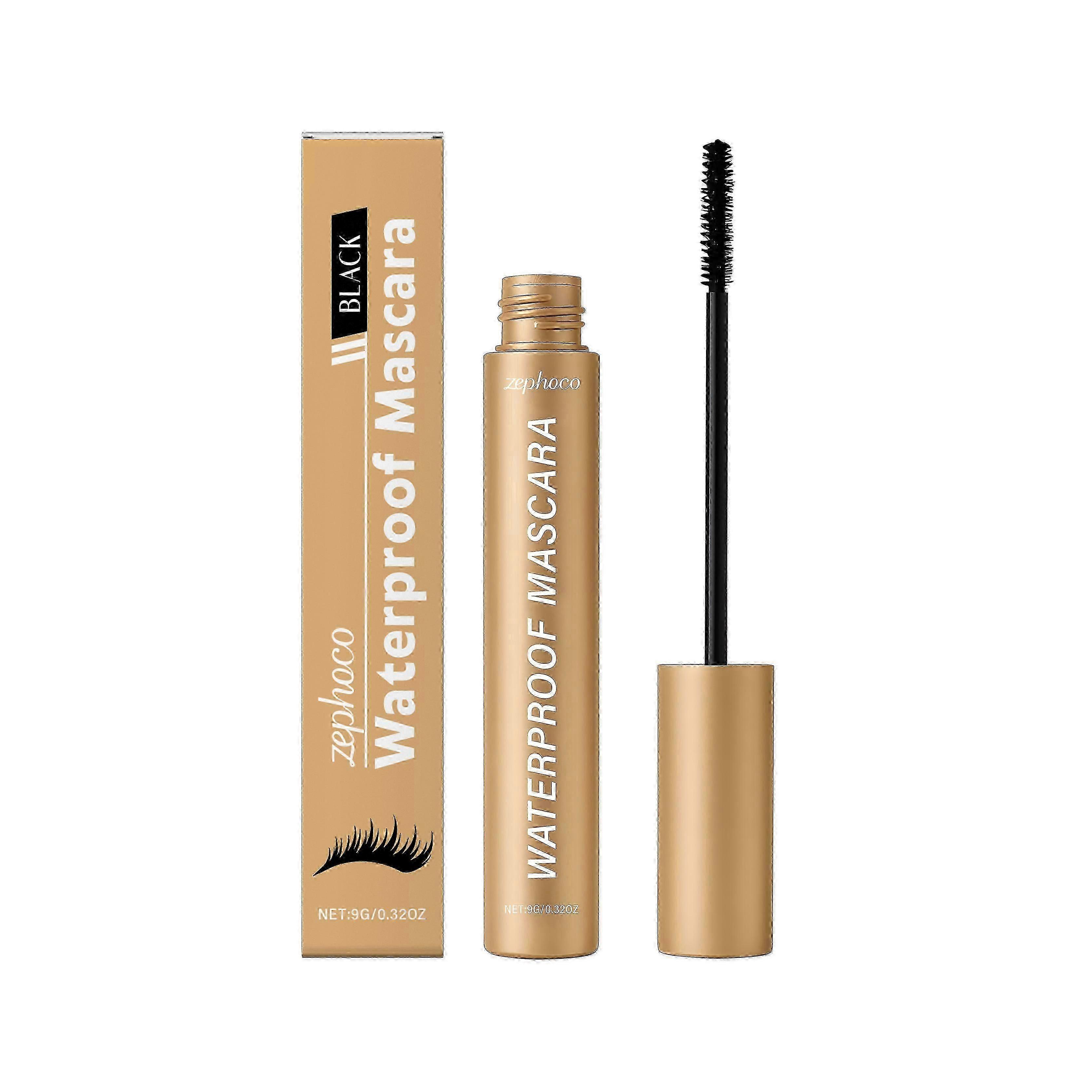 Long-Lasting Curling Mascara  Non-Caking, Moisturizing, Easy Application for Natural Length & Volume