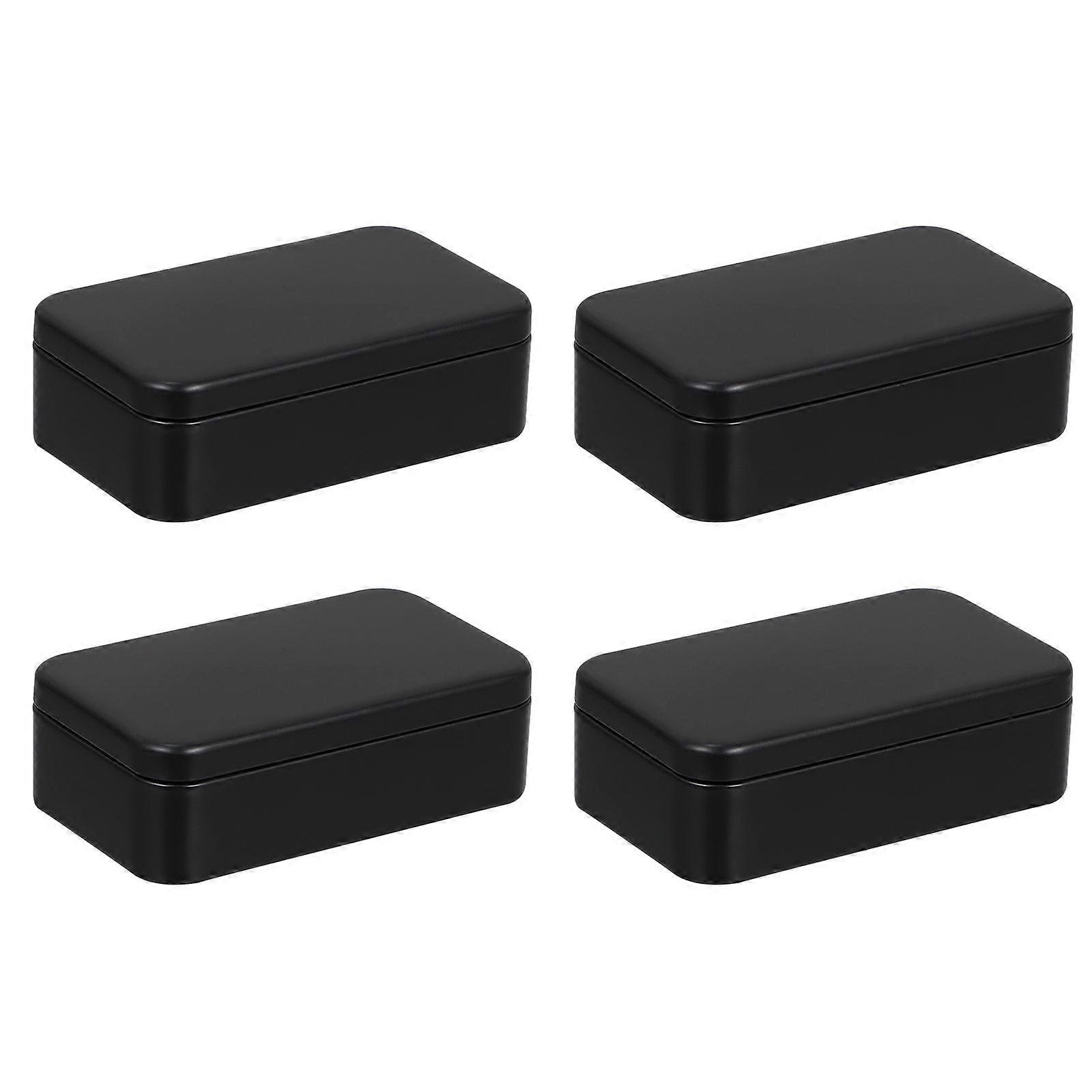 Square Tea Container Storage Boxes for 8Pcs Practical Tea Cans