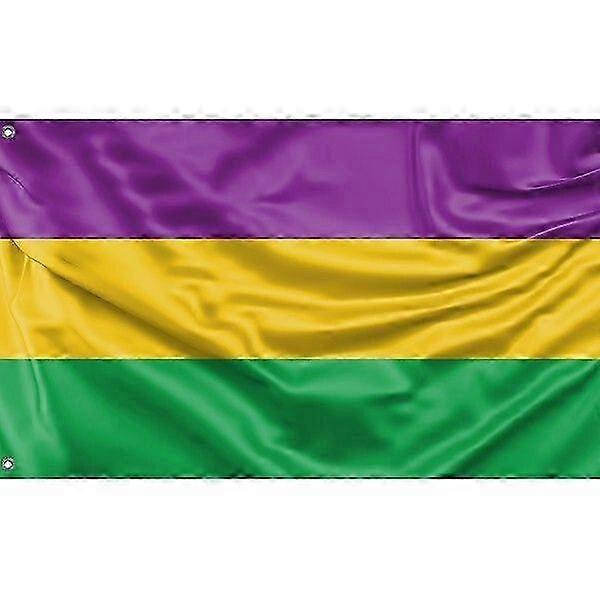Mardi Gras Flag Pattern 1030