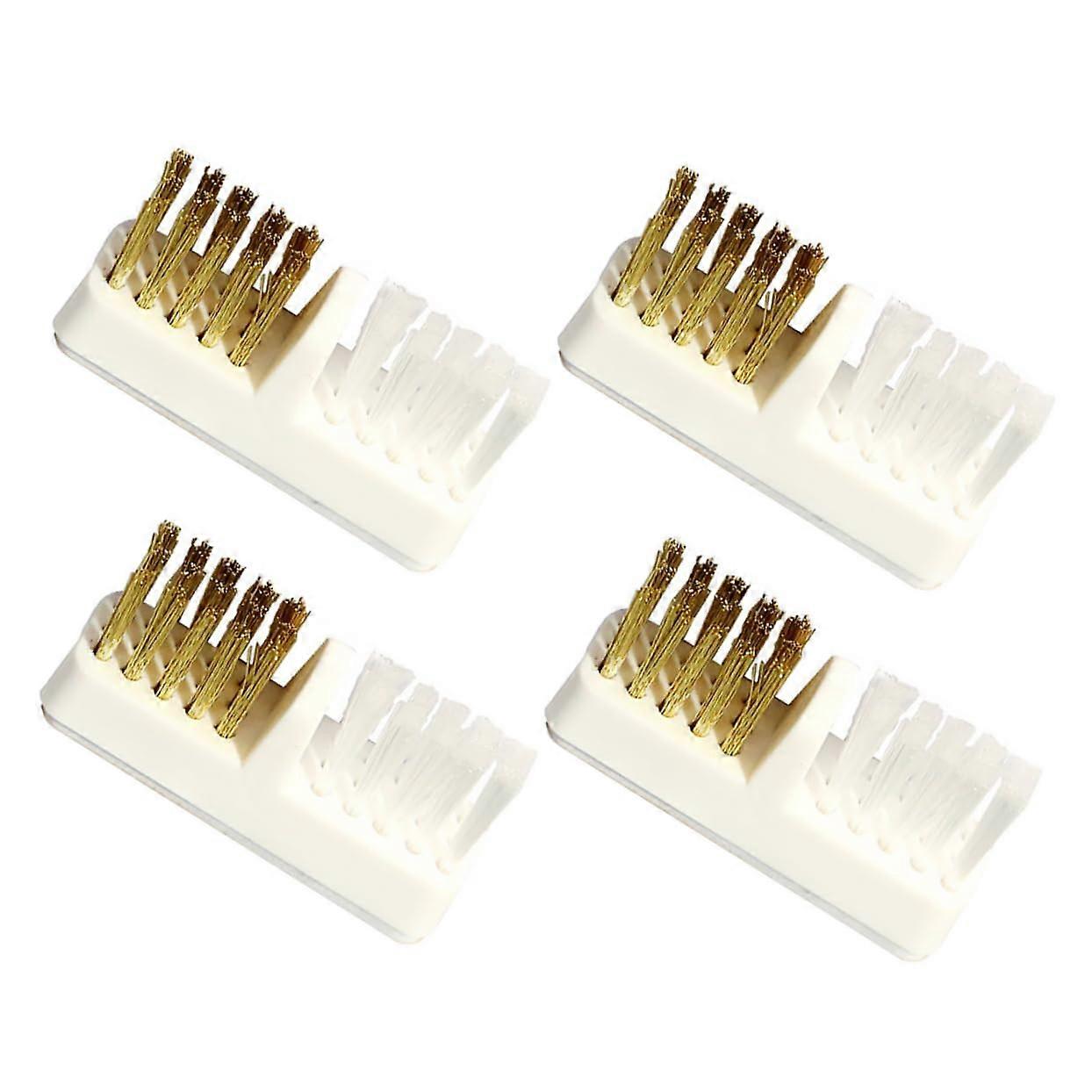 Nail Drill Bit Cleaner Set with Copper Wire Brush for Rapid Dust Removal, Reusable Manicure Tool
