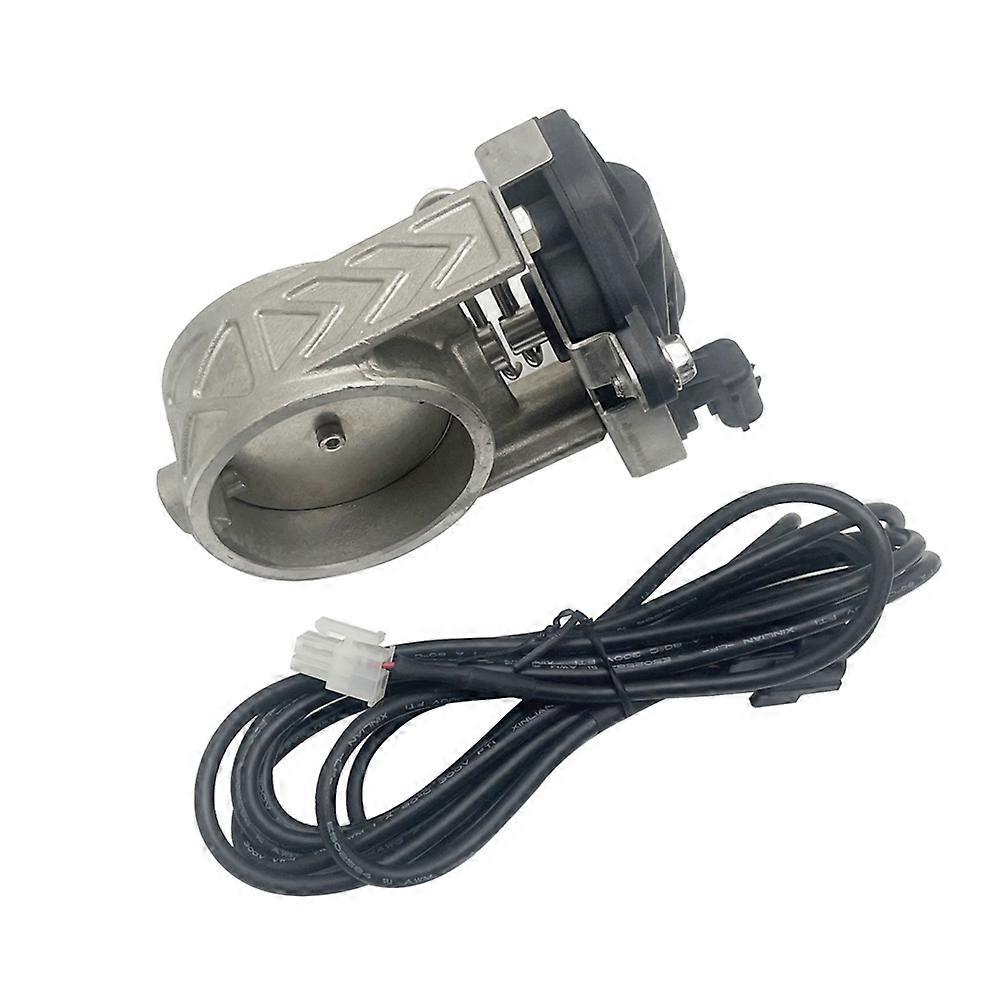 Car Exhaust Pipe Electronic Valve Kit Universal 76MM Button Controller Kit Controller Switch