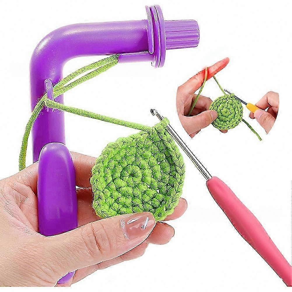 Knitting Accessory Tool, Crochet Hook Handle for Handmade Projects, Beginner-Friendly Sewing Needle Helper