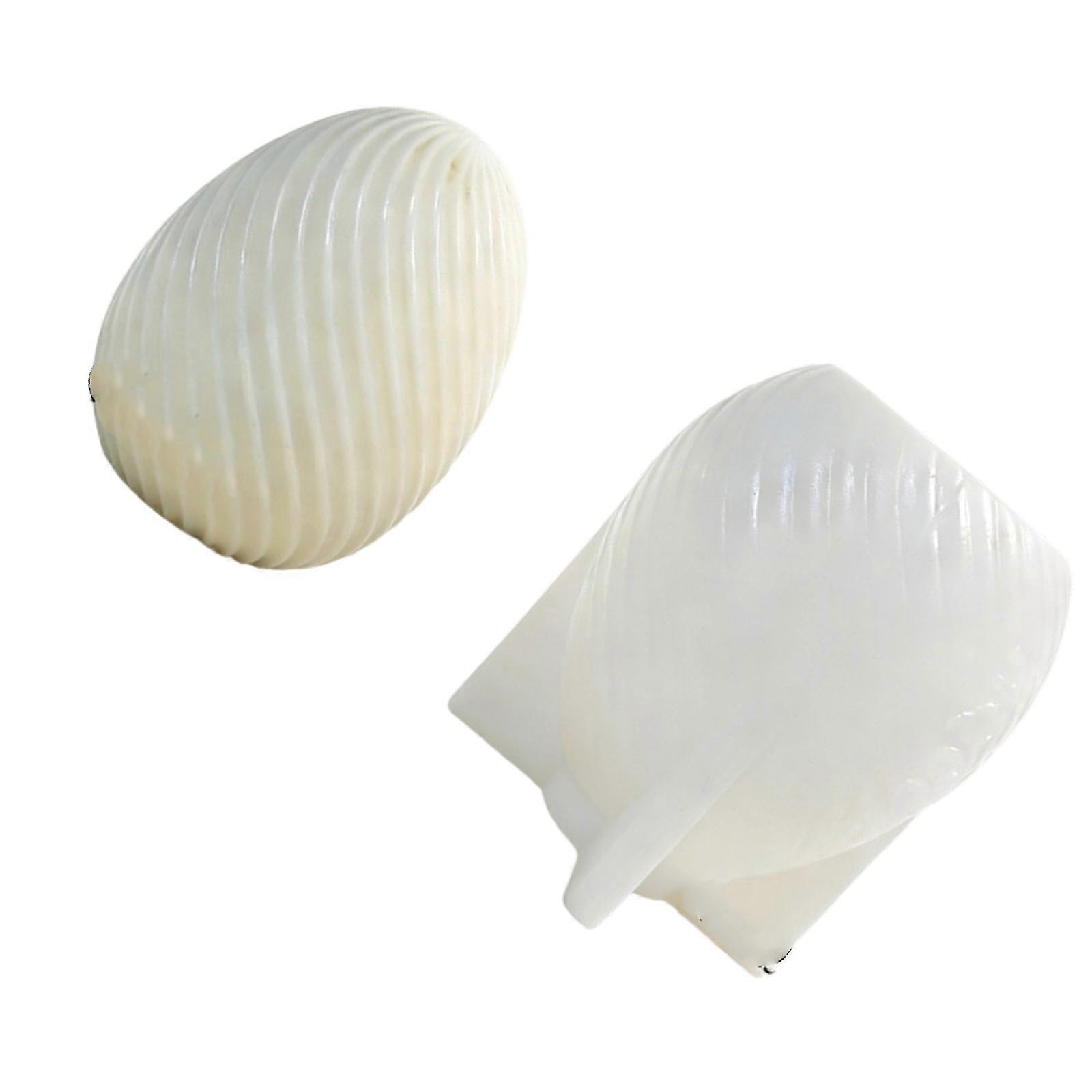 Multipurpose Silicone Craft Mould For Candle Soap Chocolate Featuring Easter Striped Rabbits Pattern Easy Releases Multicolor