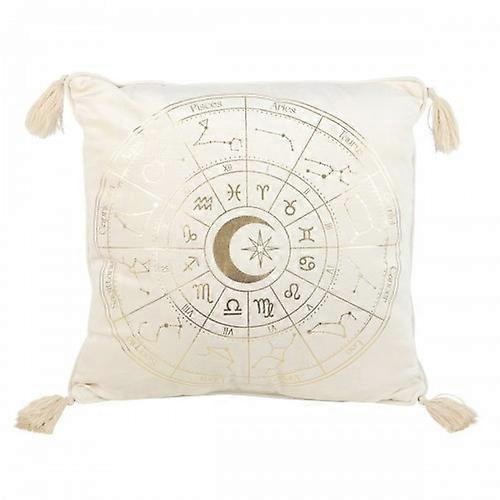 Something Different Astrology Wheel Square Filled Cushion