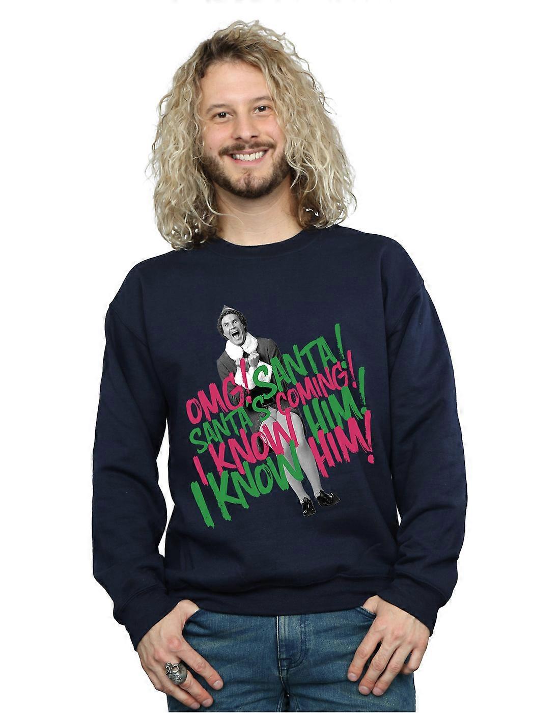 Elf Men's Santa's Coming Sweatshirt