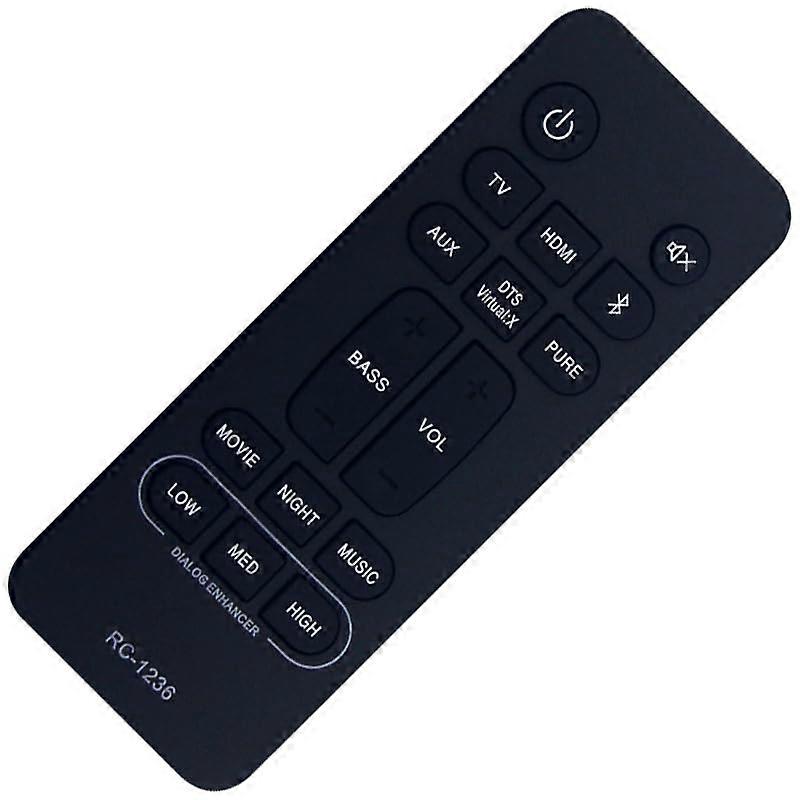 RC1236 Remote Control for Denon DHTS216 DHTS216H Soundbar Replacement Easy Control