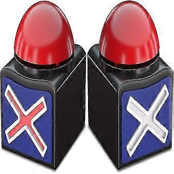 Game Buzzers With Sound Robocalls- 2 Pcs Buzzer Button With Lights, Game Show Buzzers For Kids Adult