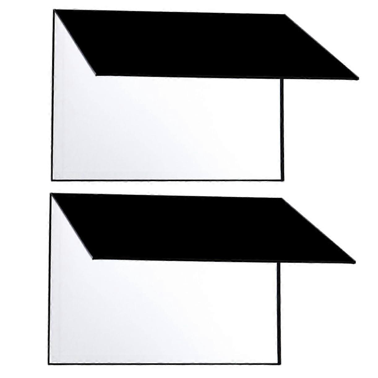 2pcs Foldable Photography Reflector Board and Light Diffuser for Studio or Outdoor Shooting