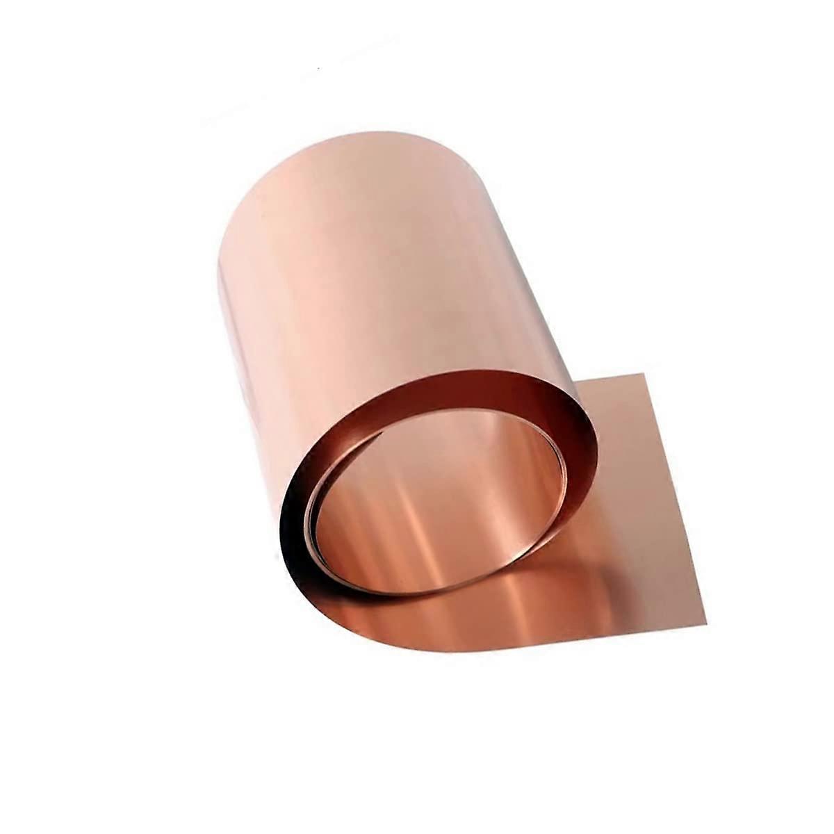99.99% Pure Copper Foil Sheet 0.1mm  Conductivity Roll for Electrical and Thermal Use