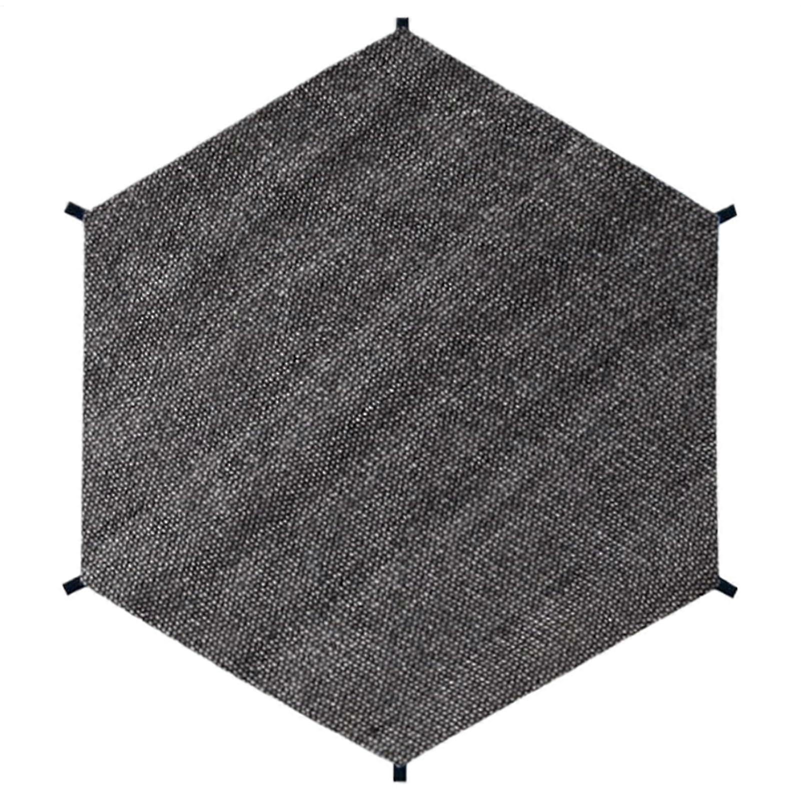 10FT Round Trampoline Sunshade Cover with UV Protection Canopy, Foldable Weatherproof Mesh