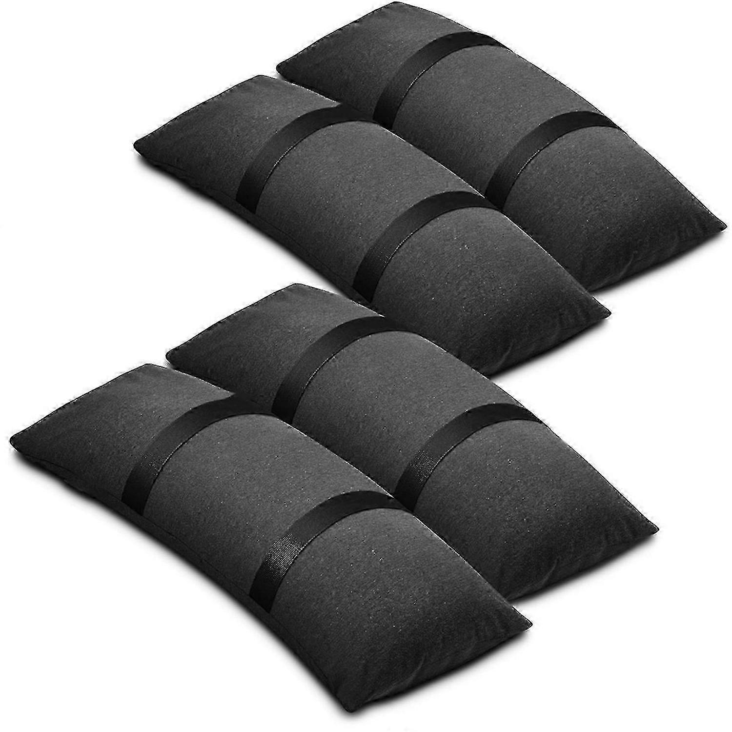 Outdoor fillable sandbag counterweights, suitable for gardens, 4-pack.