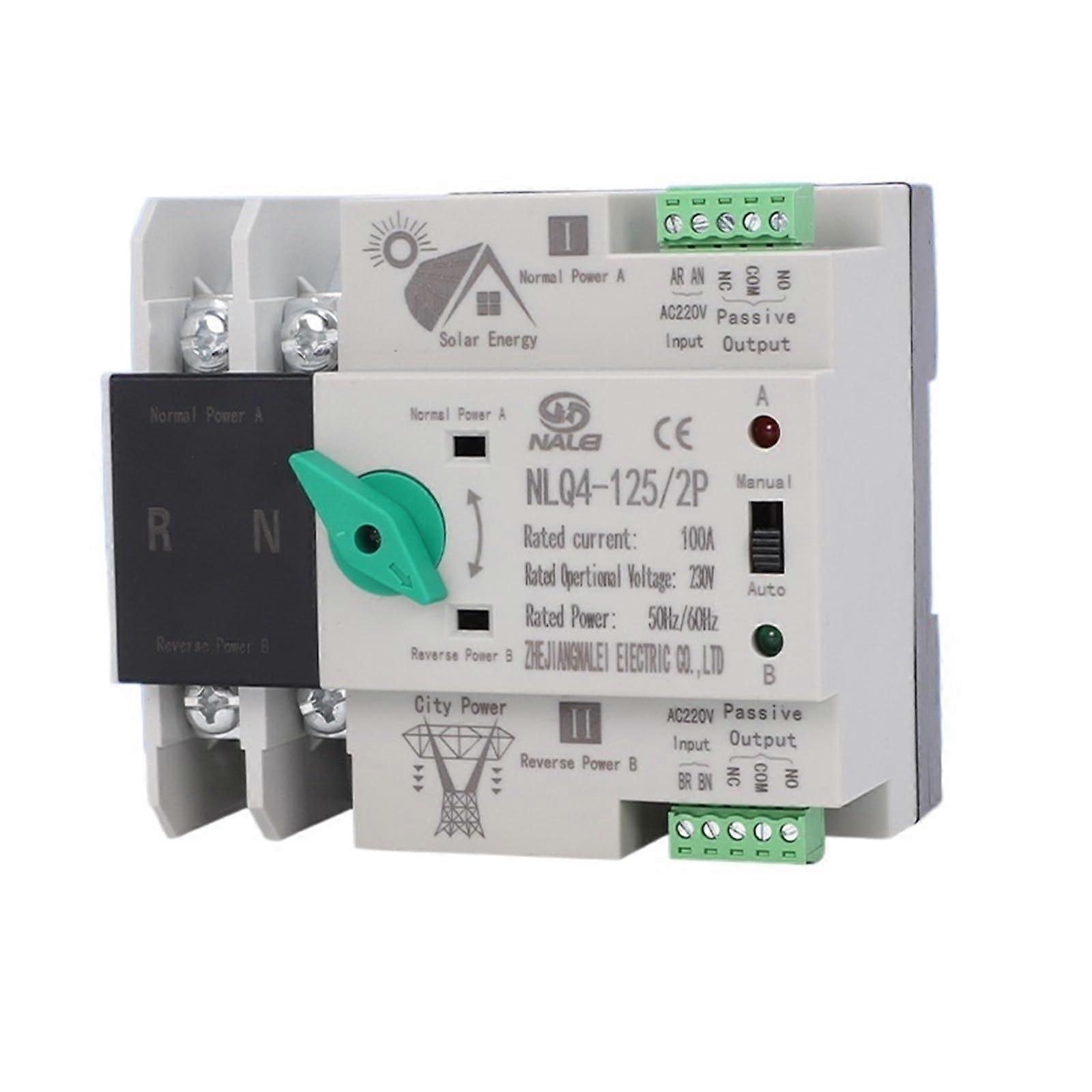 Automatic Transfer Switch 80A 4P 230V with Reliable Power Isolation for Industrial Dual Power Use