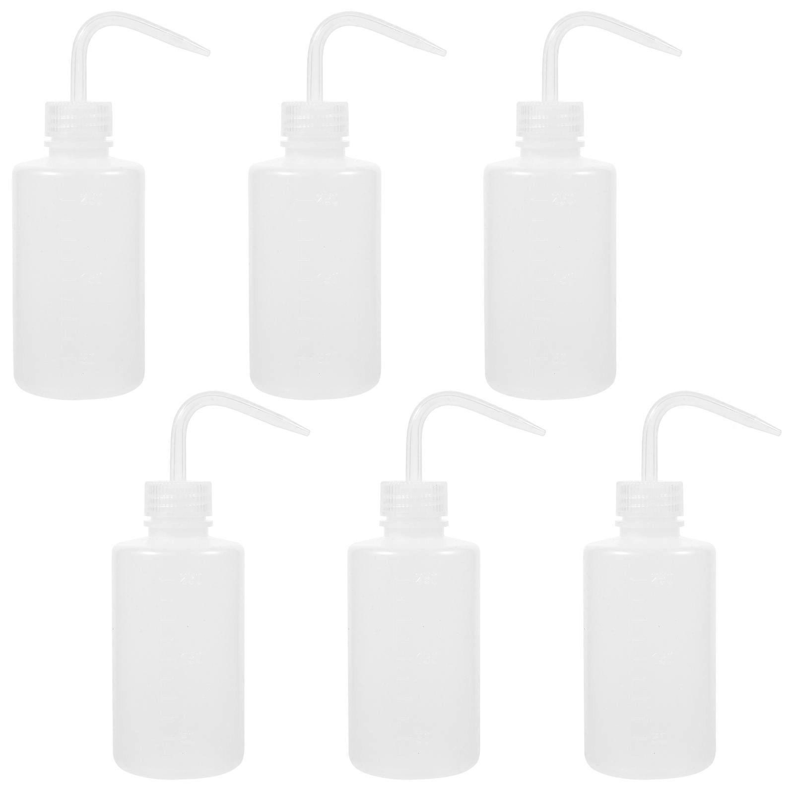 Plastic Washing Bottle Squeeze Bottles for Home 6Pcs Practical Cleaning