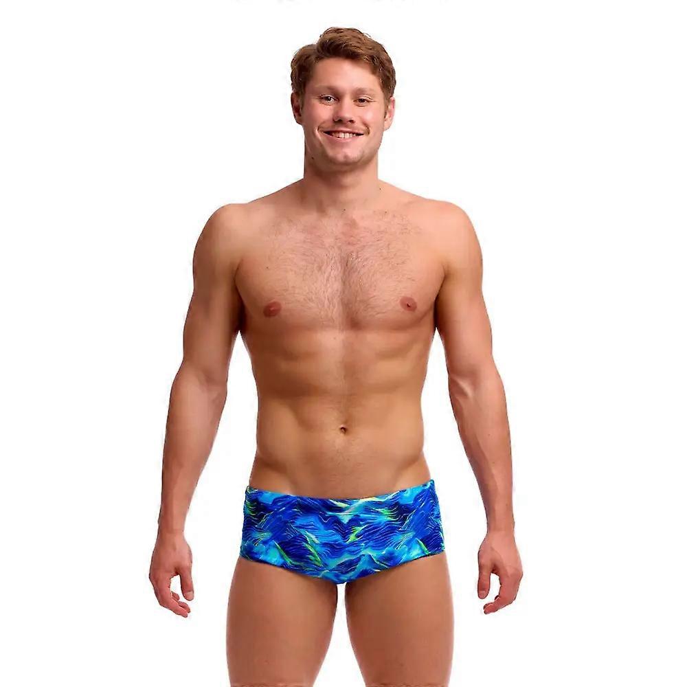 Funky Trunks Storm Chaser Sidewinder Swim Trunks - Blue