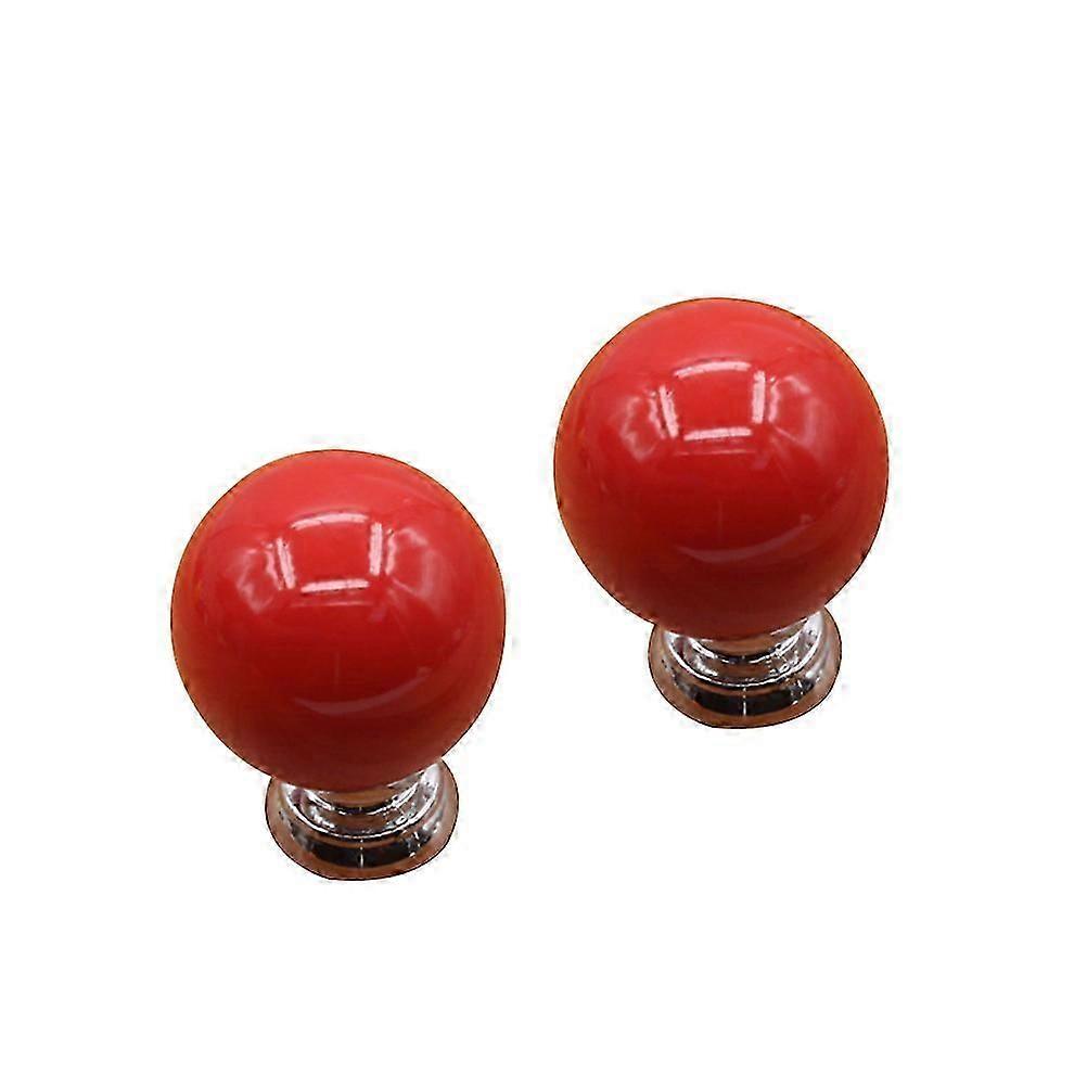Round Ceramic Pull Knobs, Functional Handles for Cabinet and Furniture Design