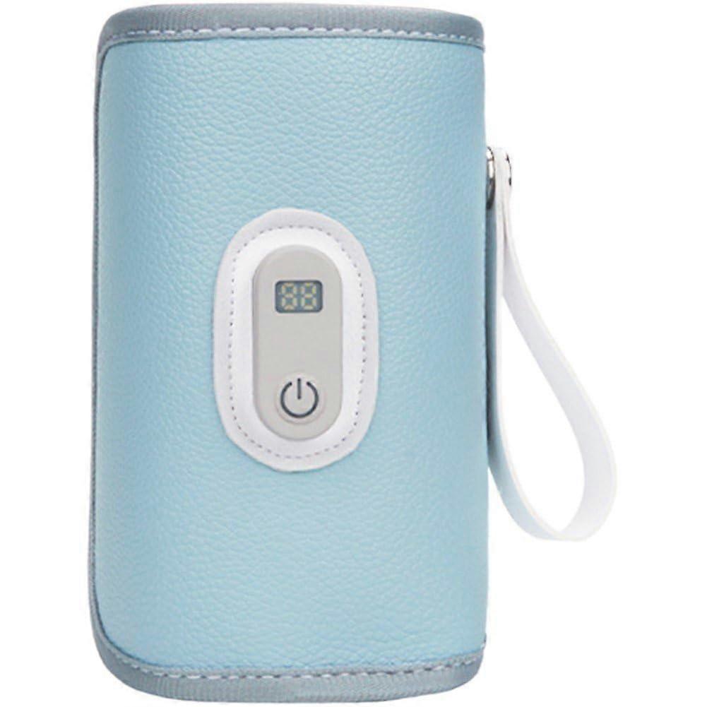 USB Bottle Warmer with Digital Temperature Display, Adjustable Heating Range, TypeC Powered Travel Baby Bottle Heater