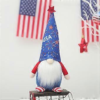 Decoração de quarto, presentes, decorações para casa, pelúcia patriótica, Dia da Independência, americano