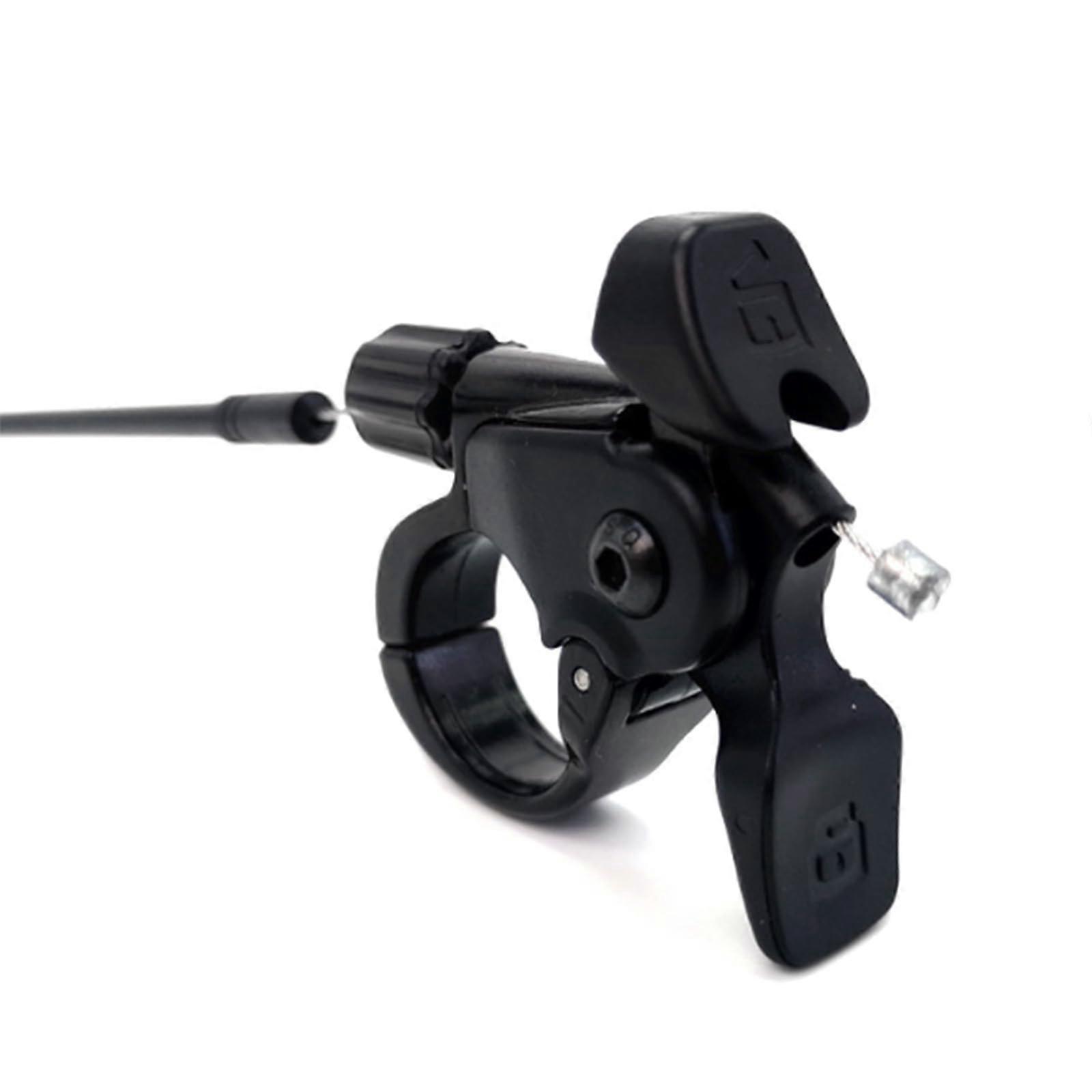 Mountain Bike Fork Remote Lockout Lever with Cable, 22.2mm Handlebar Mount, Lightweight