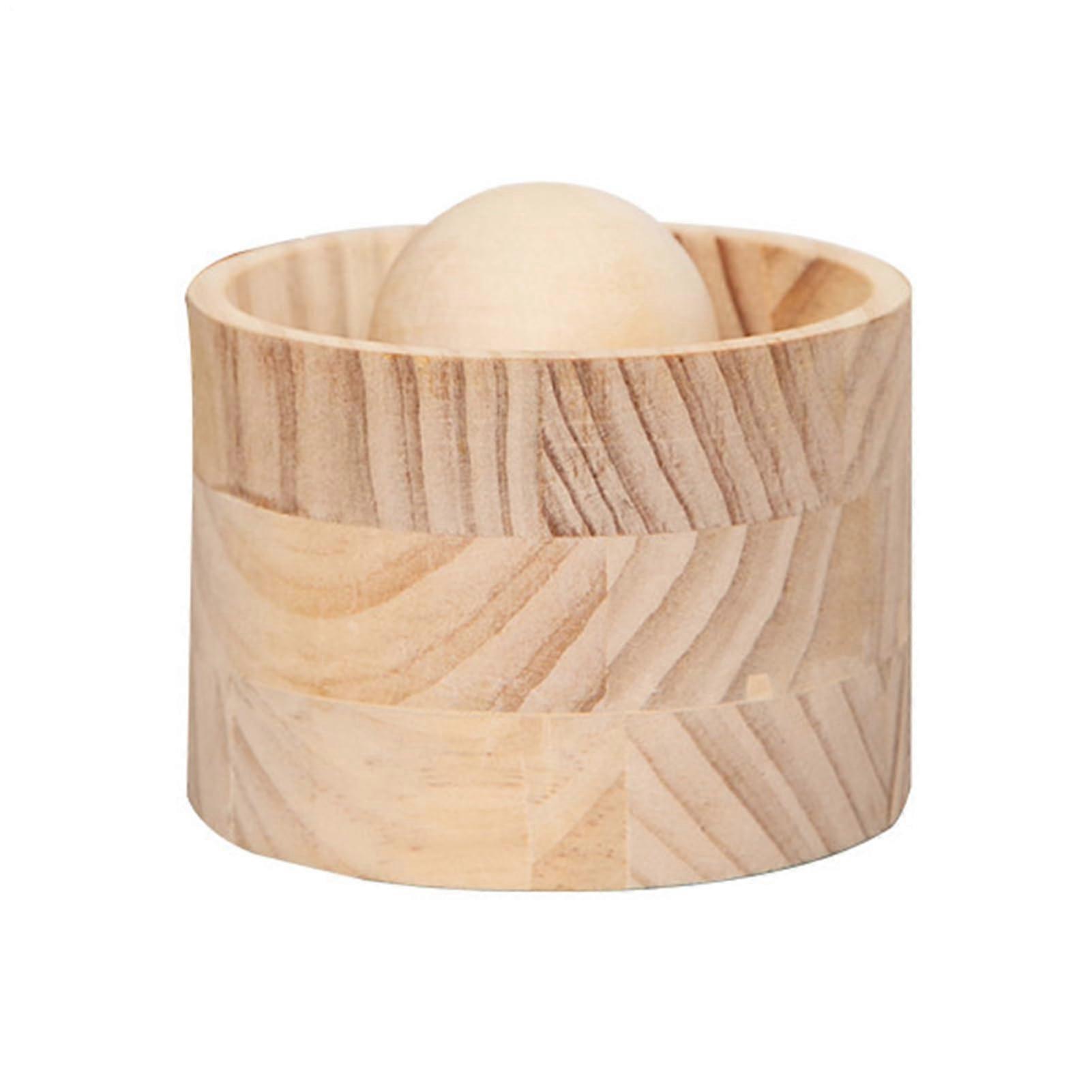 Dumpling Maker with Wooden Skin Roller for  Dumpling Skins, Durable Pine Wood, Easy Rolling