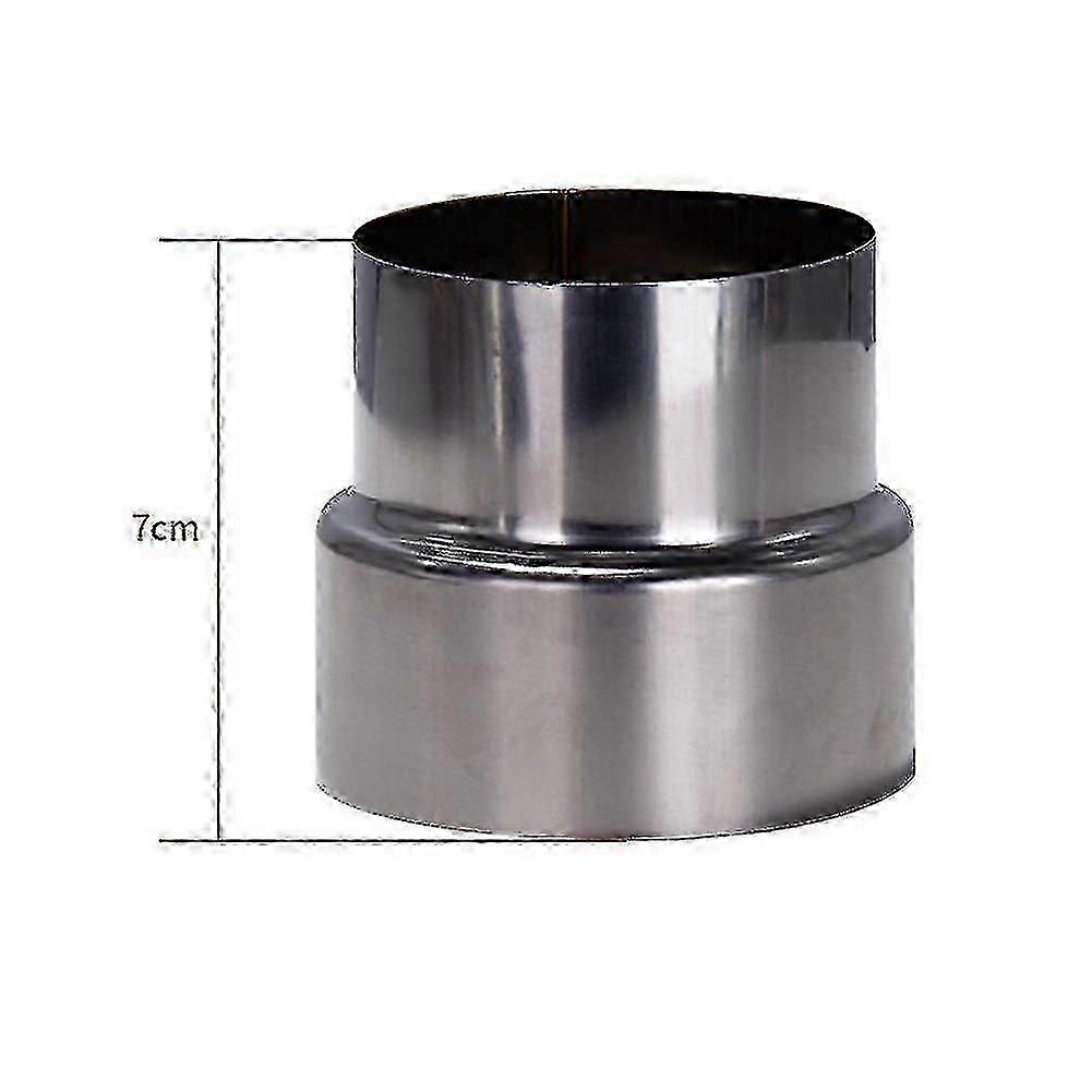 (80mm 70mm) Reducerrör Rökrörsfoder Reducer diameter Styvt rör Rostfritt stål 110mm/50mm