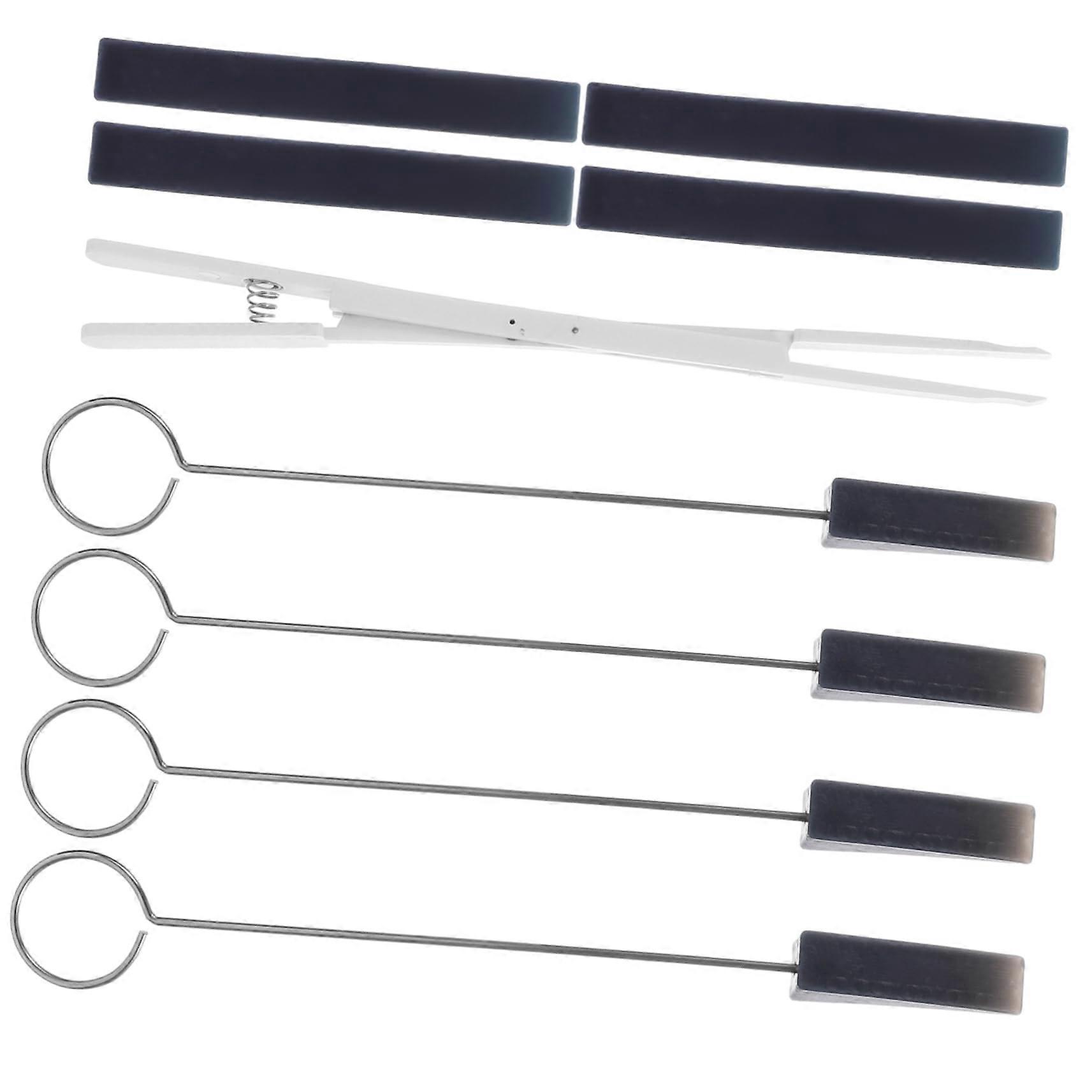 Piano Tuning Tools Kit with Mute Forks and Clips for Accurate String Isolation and Fast Tuning