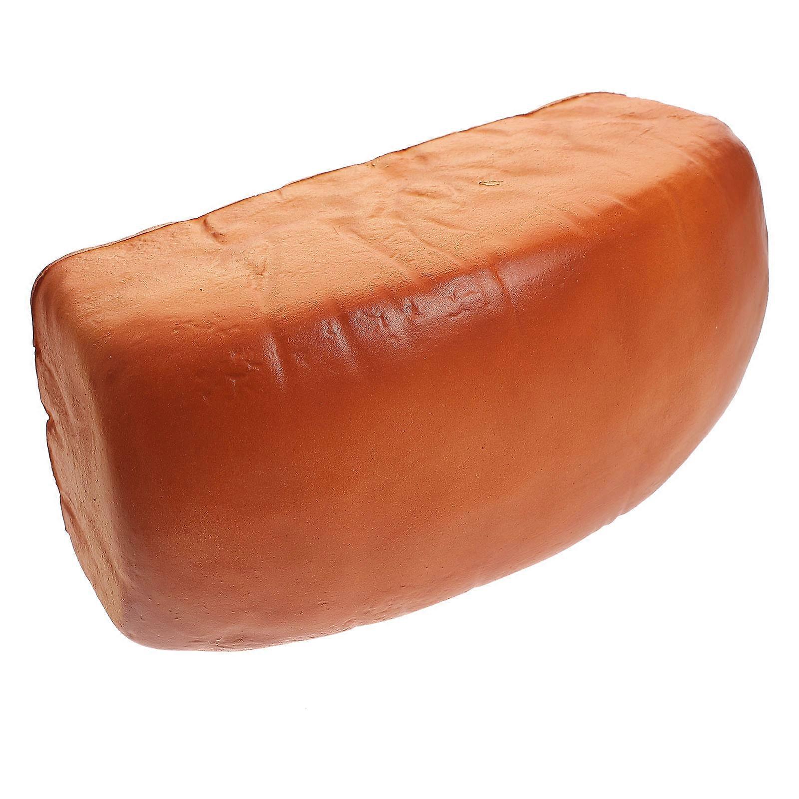 Bread Model Fake Bread Decoration for Simulation Kitchen Prop Orange PU