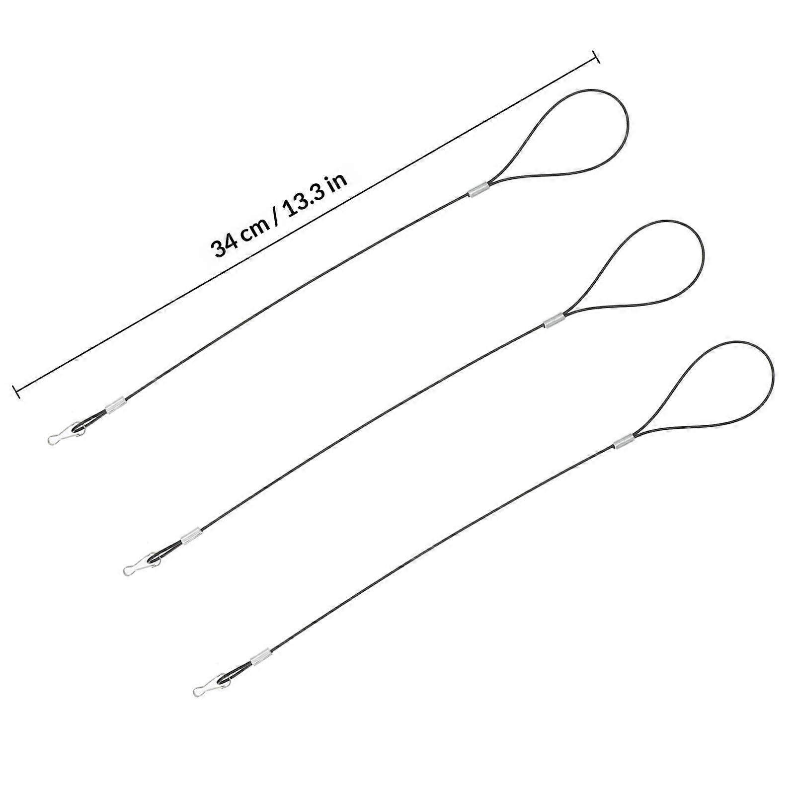 Stainless Steel Hanging Wire Rope for Multi-Function Use 6Pcs Strong Hanging Wire