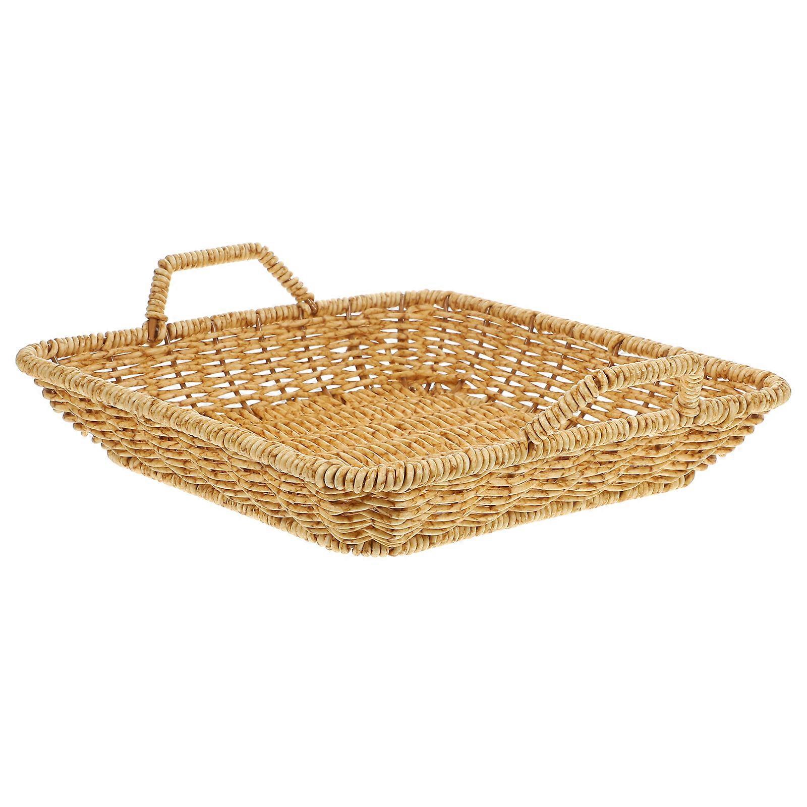 Woven Fruit Basket Bread Basket for Kitchen Use 1 Piece