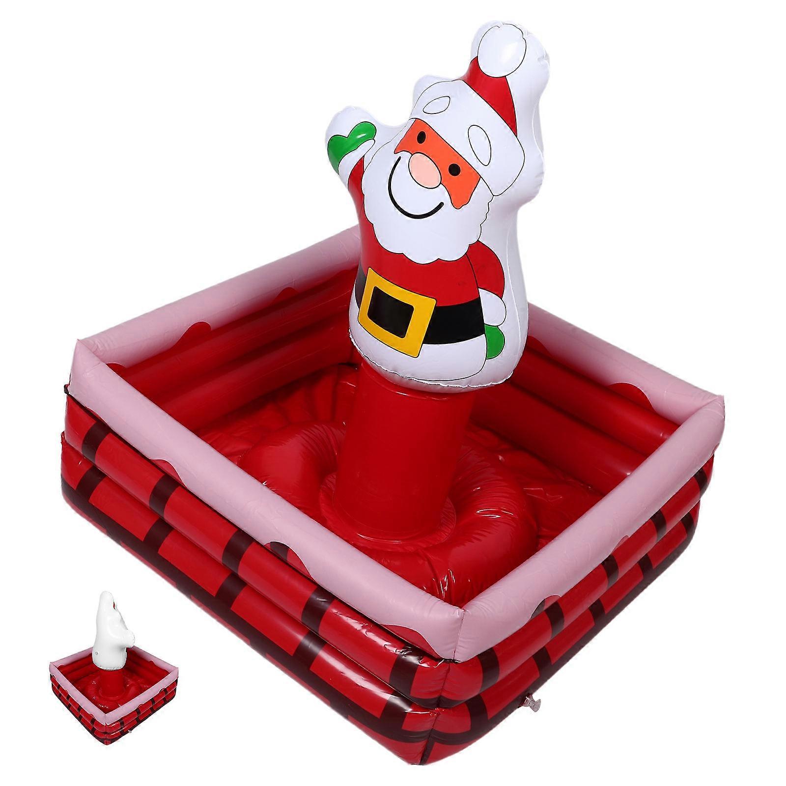 Santa Inflatable Cooler for Party with Efficient Cooling Plastic Cooler