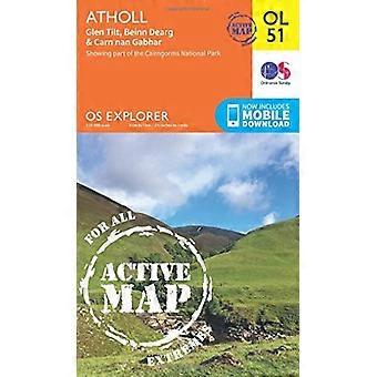 OS Explorer aktiv OL51 Atholl (OS Explorer Karte aktiv)