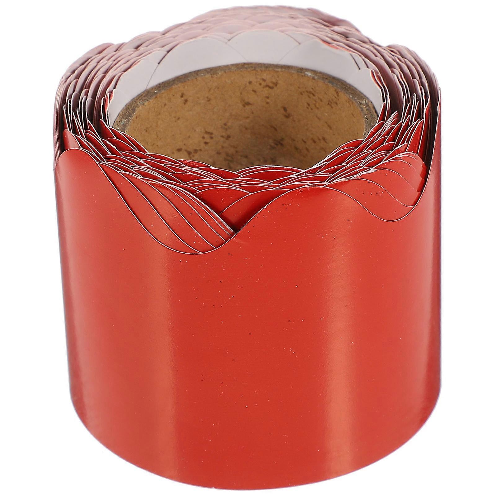 Scalloped Bulletin Board Borders Decorative Border Trim for Classroom 4 Rolls