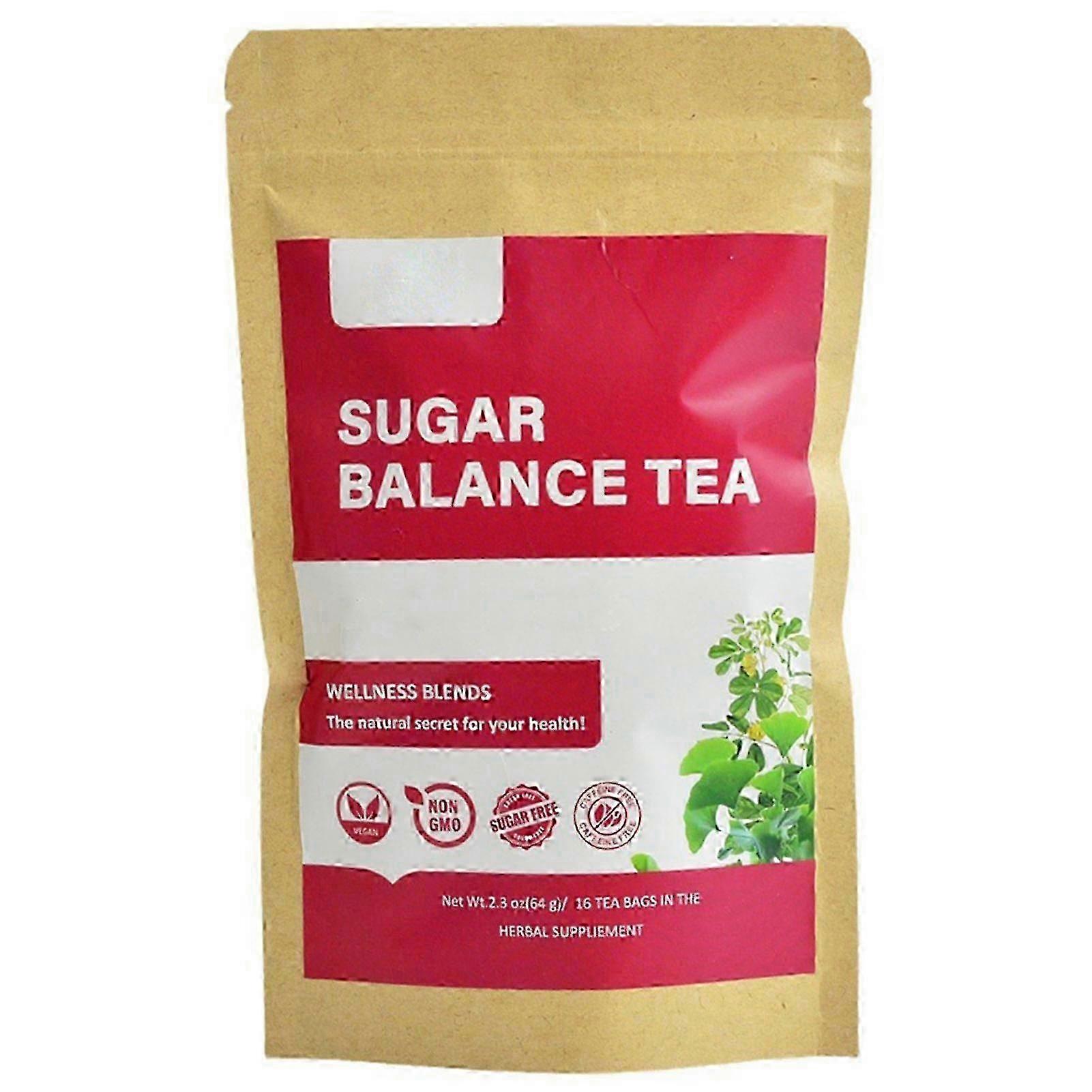 Sockerbalans örtte, högt blodtryck, blodsocker, hälsovård, örttepåsar Dhls