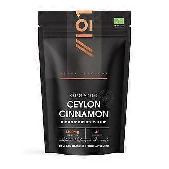 Alpha01 Biologische Ceylon Kaneel 1400mg 90 Capsules
