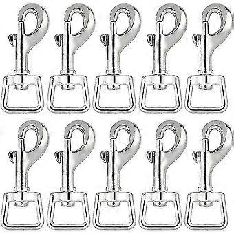 20pc Snap Hooks For Dog Leash Linking, Heavy Duty Swivel Clasp Eye Bolt Buckle Trigger Clip For Spr