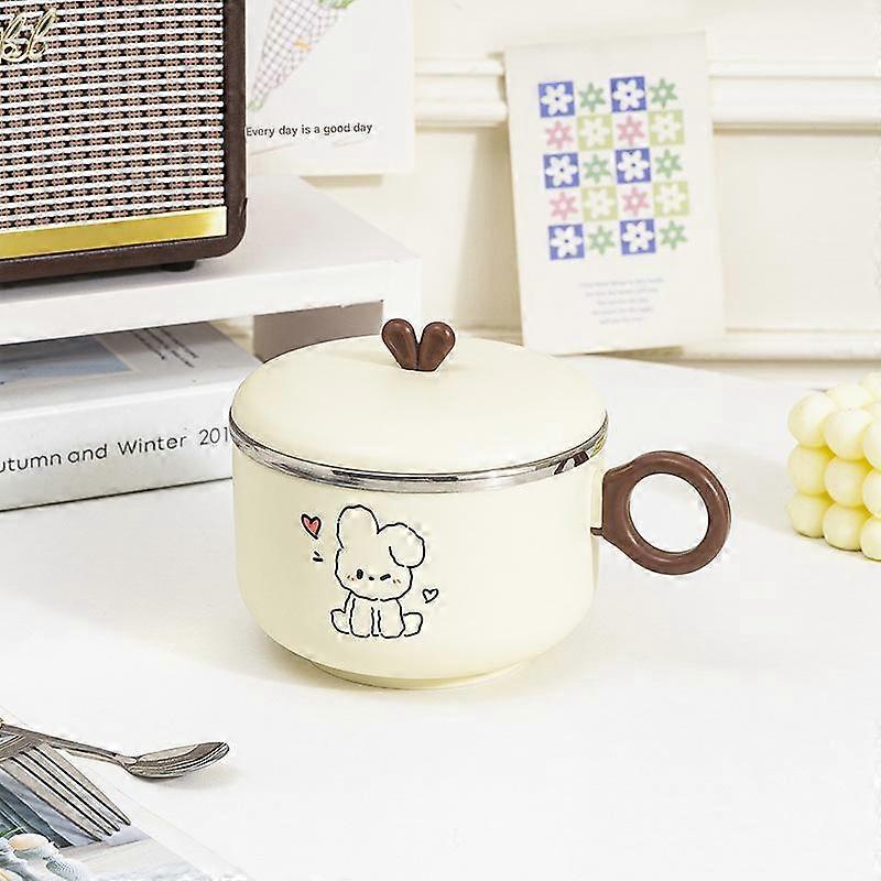 Cute Rabbit Lunch Box, Portable, For Office Workers, Students, Dormitory