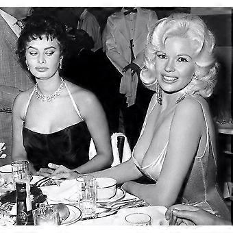 Jayne Mansfield Sophia Loren Jigsaw Puzzle Brain Teaser V0113