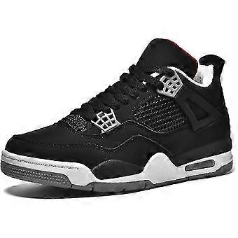 Herren Air 4 Retro Classic Skateschuhe: Fitnesstrainer Basketball Casual Sneakers Work Running Walking Zapatos schwarz, Bebetter