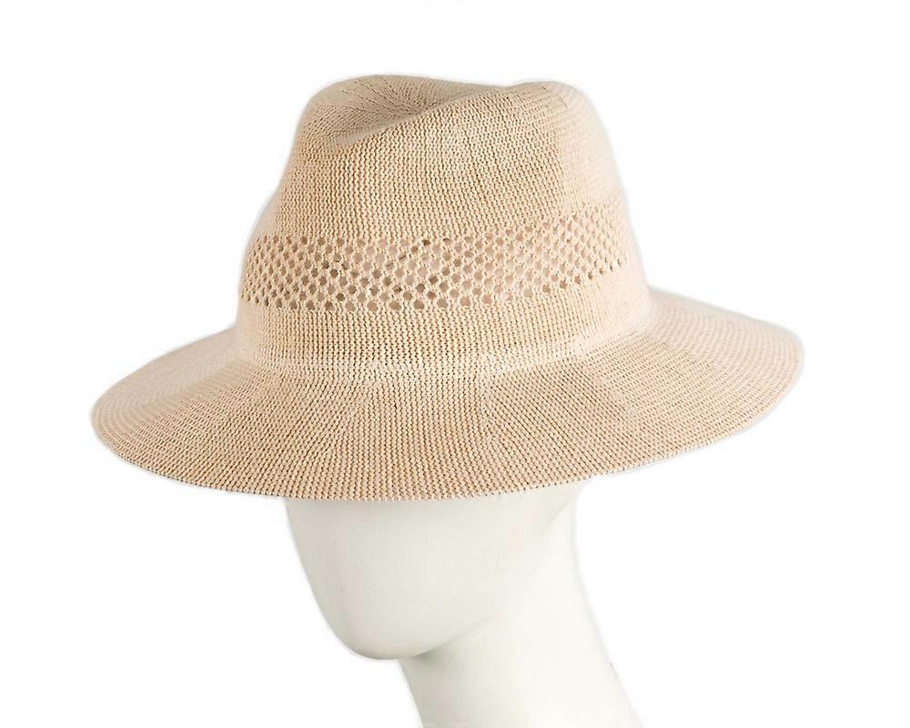 Crushable knitted fedora hat SP545