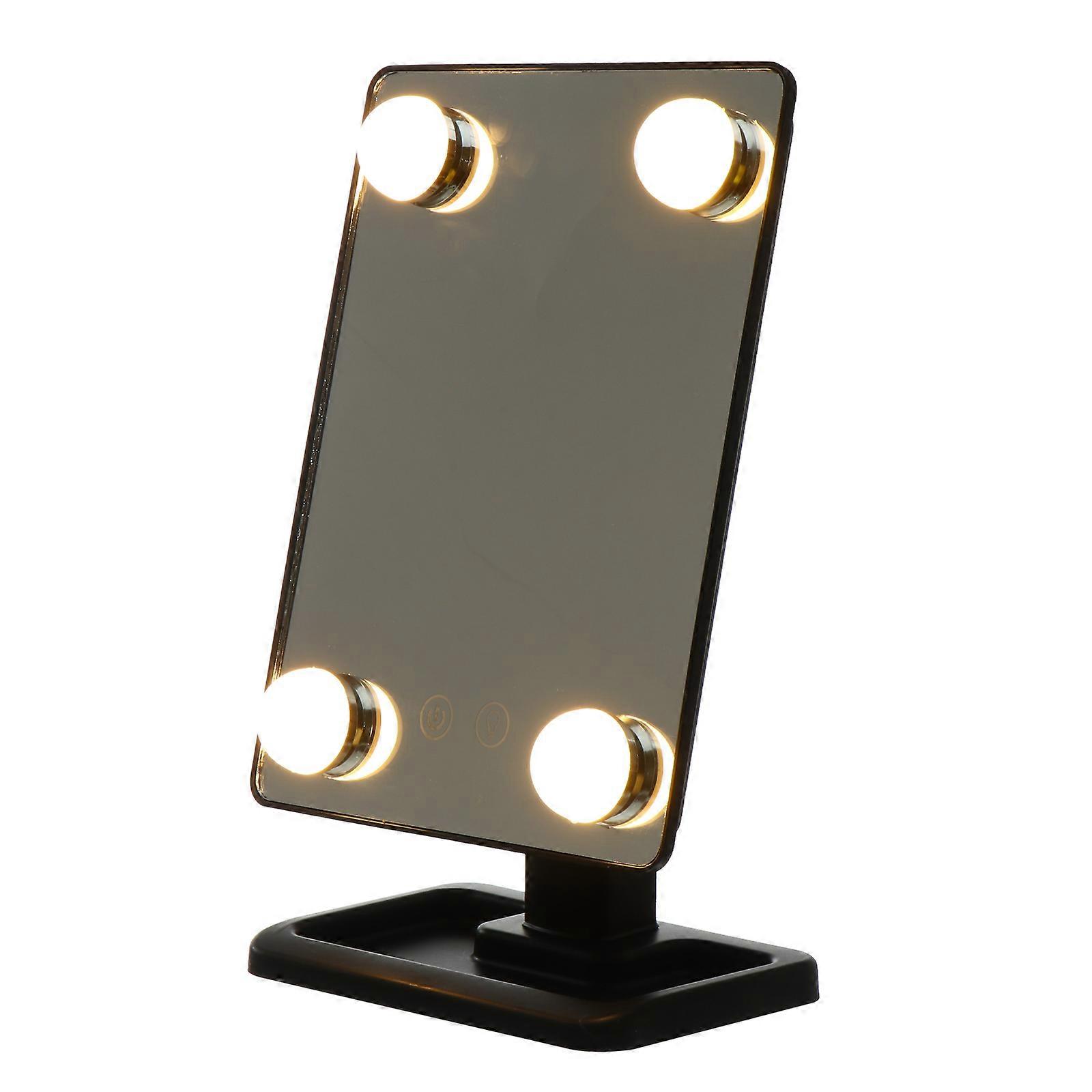 Vanity Mirror LED Makeup Mirror with Swivel Function 2Pcs for Desktop Use
