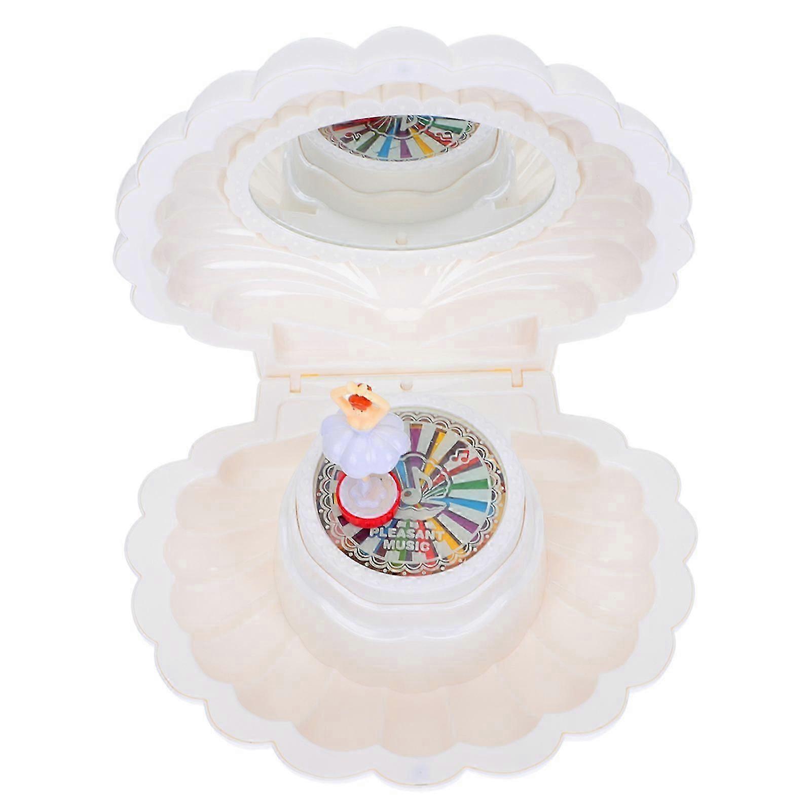 Musical Box Shell Modeling Rotates Plays Music For Dressing Table 1Set
