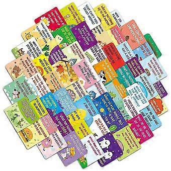 300Pcs Kids Lunchbox Cards Fun Joke Cards Game for Children