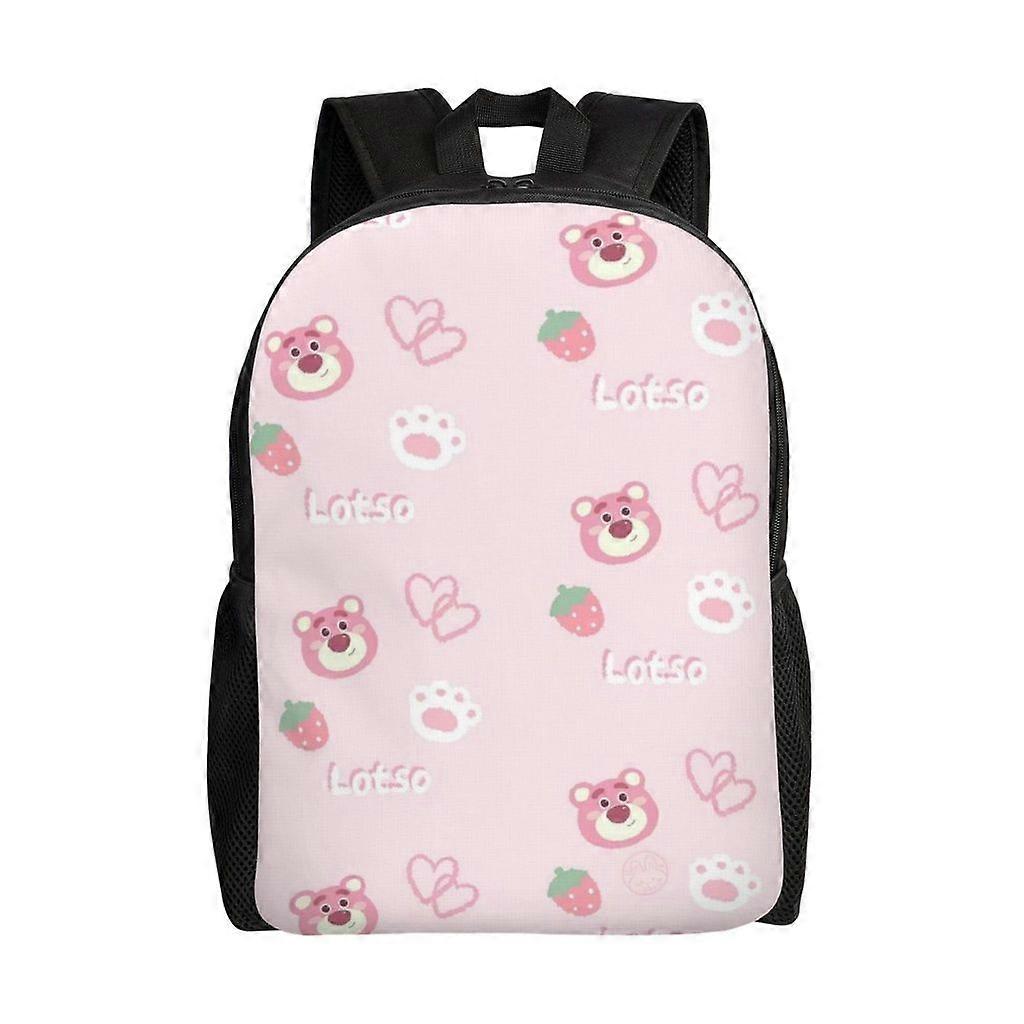 K1118 Lotso Lightweight Backpack Outdoor Travel Kids Large Capacity Printing Student Schoolbag Casual Shoulder Bag