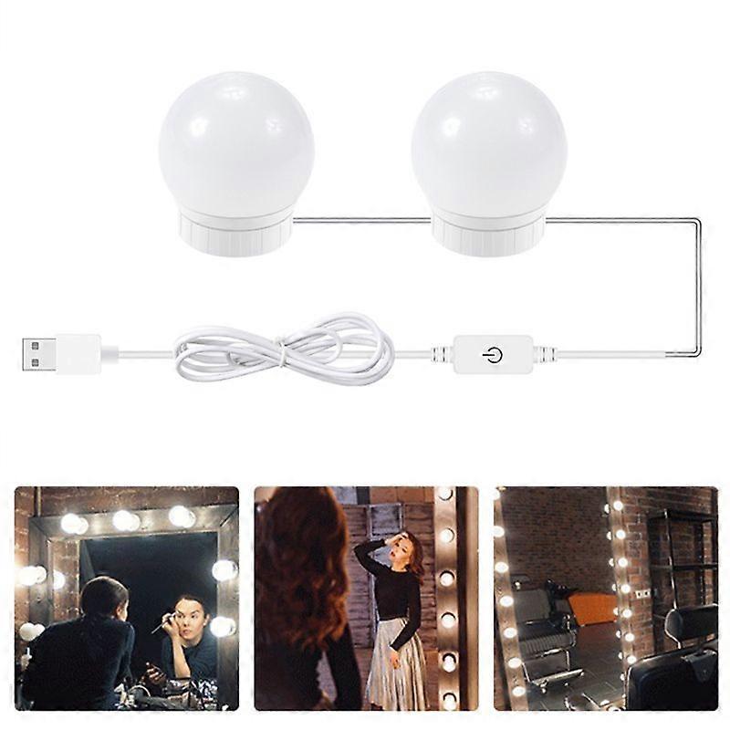 USB LED Mirror Front Lamp, Power source: 2 LEDs